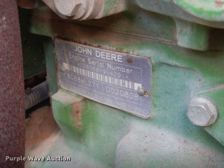 image for item DH3581 2005 John Deere 6615 tractor with Diamond side boom mower