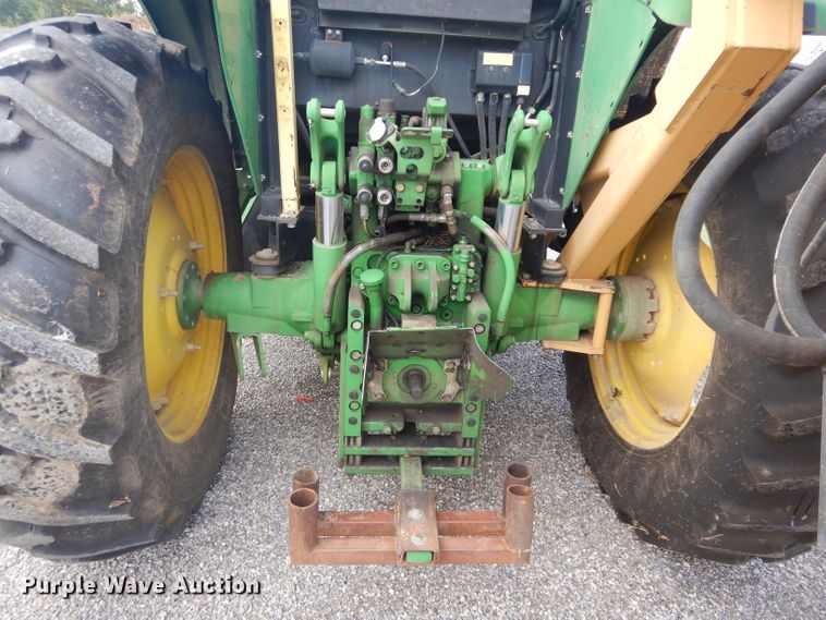 image for item DH3581 2005 John Deere 6615 tractor with Diamond side boom mower