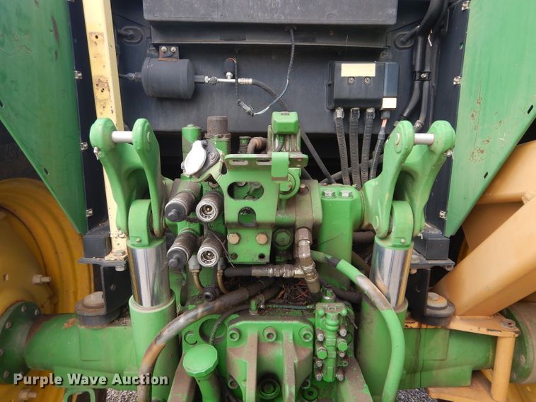 image for item DH3581 2005 John Deere 6615 tractor with Diamond side boom mower