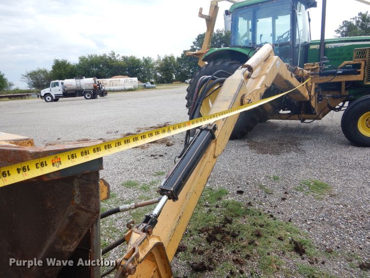 image for item DH3581 2005 John Deere 6615 tractor with Diamond side boom mower