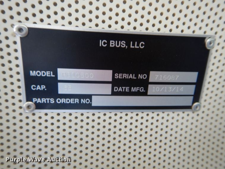 image for item DH3592 2016 International school bus