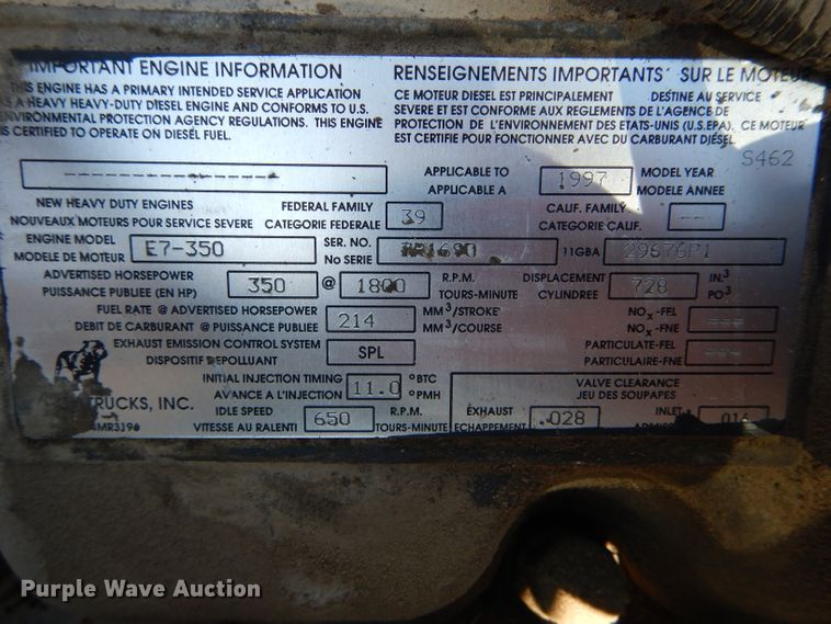 image for item DH6155 1998 Mack RD dump truck