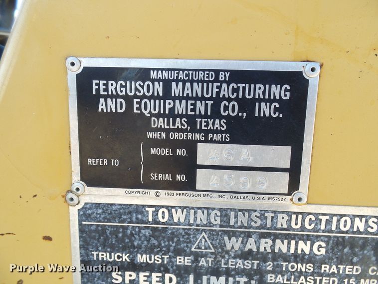 image for item DI0679 Ferguson 46A double drum vibratory roller