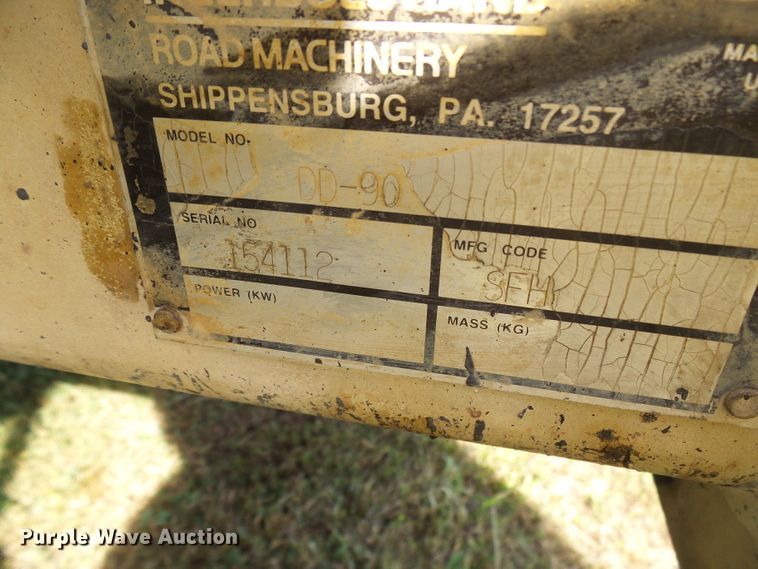 image for item DI0680 Ingersoll Rand DD90 double drum vibratory roller