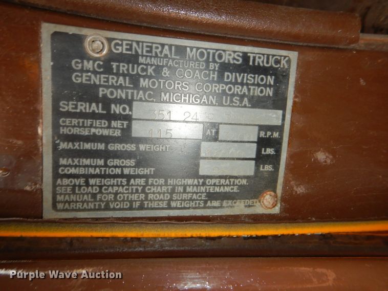 image for item DI2503 1953 GMC dump truck