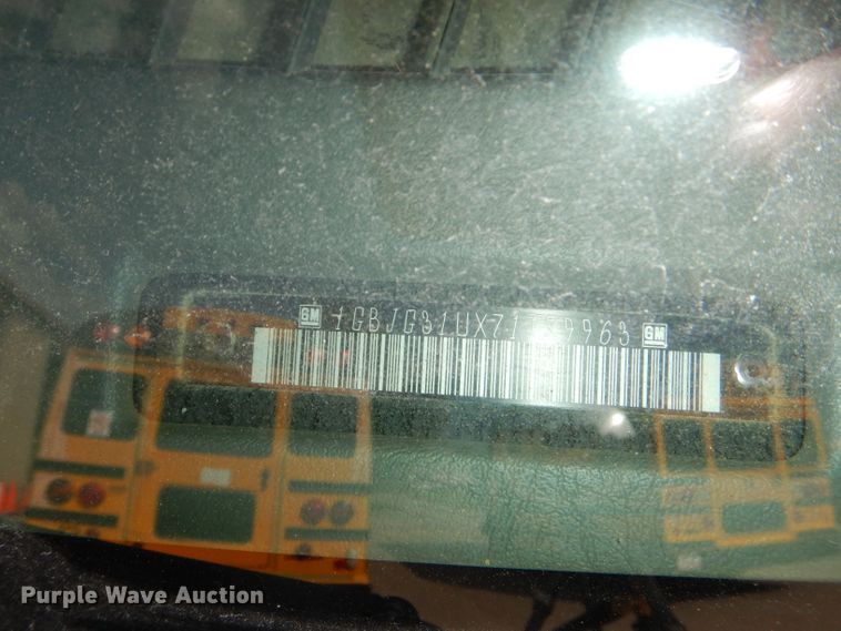 image for item DI2529 2007 Chevrolet Express 3500 school bus