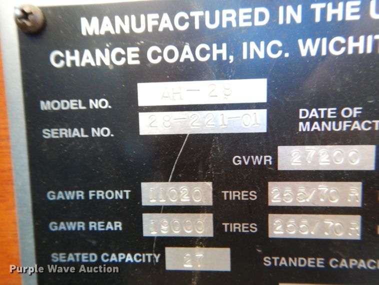 image for item DI2540 2001 Chance Coach AH-28 trolley