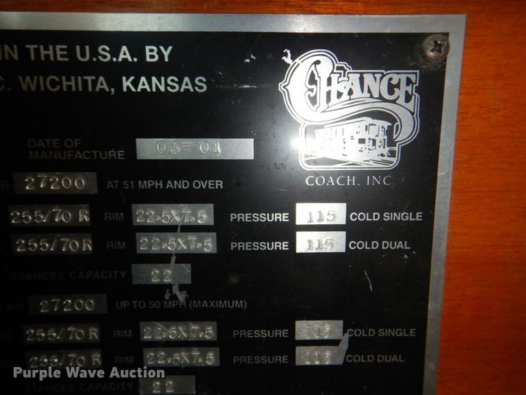 image for item DI2540 2001 Chance Coach AH-28 trolley