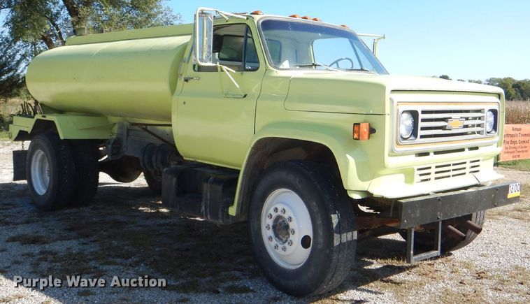 image for item DI2575 1980 Chevrolet Custom Deluxe C70 tanker fire truck