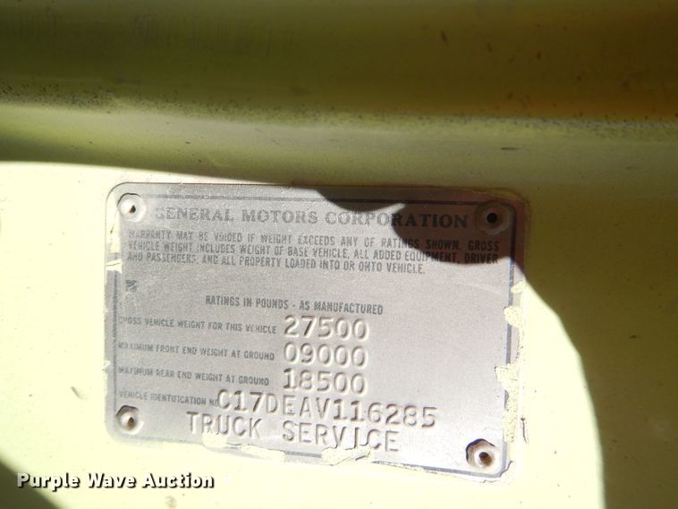 image for item DI2575 1980 Chevrolet Custom Deluxe C70 tanker fire truck