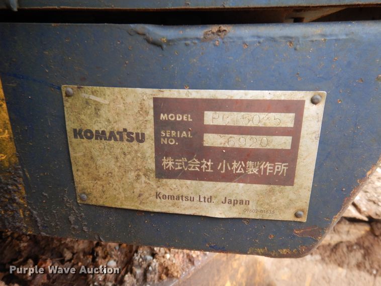 image for item EK9062 1993 Komatsu PC150-5 excavator