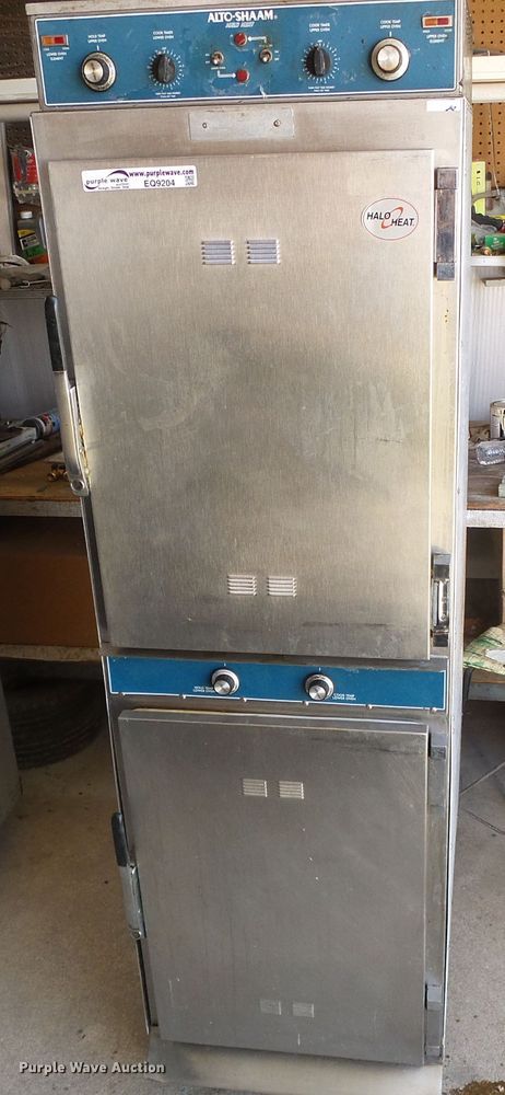 image for item EQ9204 Alto-Shaam stainless steel double oven