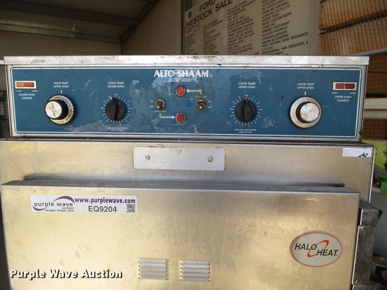 image for item EQ9204 Alto-Shaam stainless steel double oven