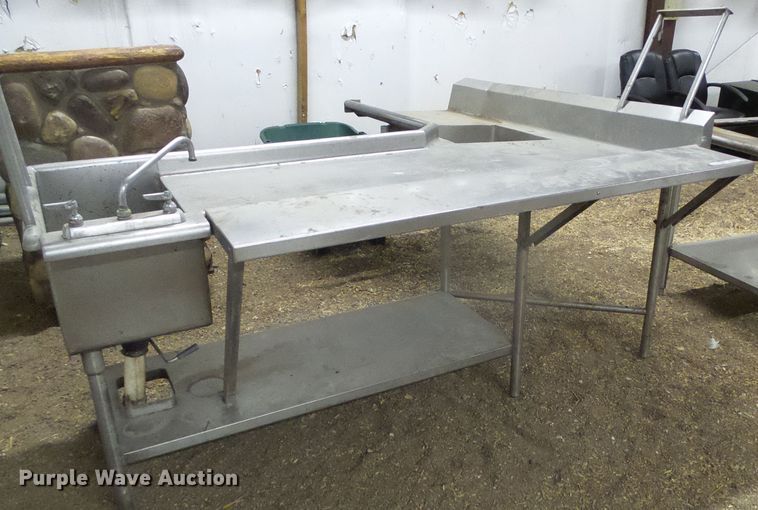 image for item EQ9213 (2) stainless steel work stations