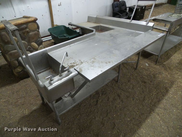 image for item EQ9213 (2) stainless steel work stations