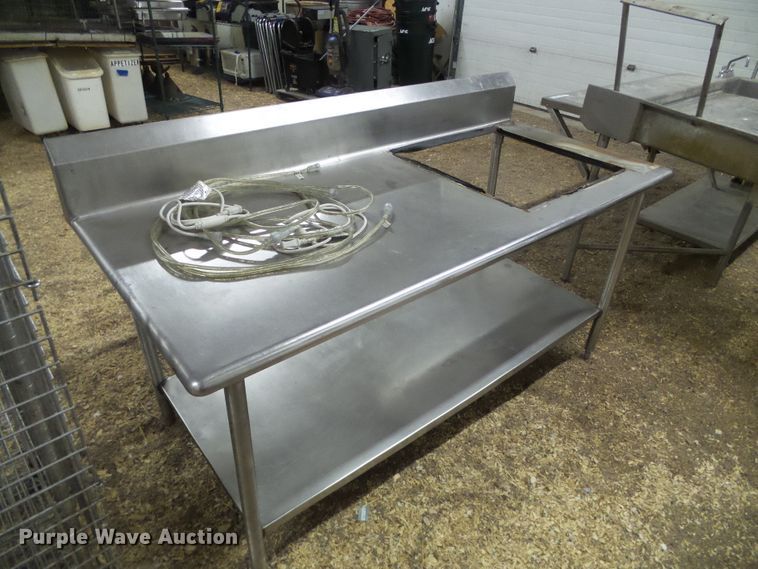 image for item EQ9213 (2) stainless steel work stations