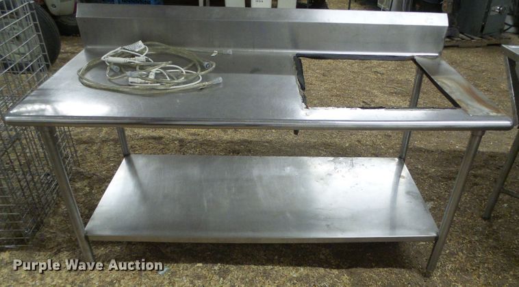 image for item EQ9213 (2) stainless steel work stations