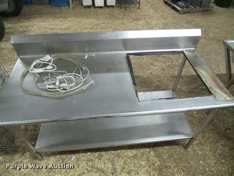 image for item EQ9213 (2) stainless steel work stations