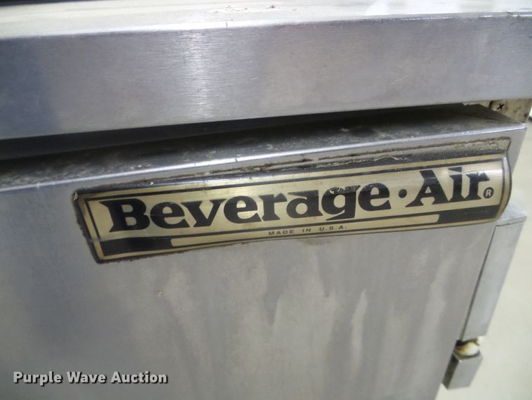 image for item EQ9223 Beverage Air SP27 stainless steel cooler