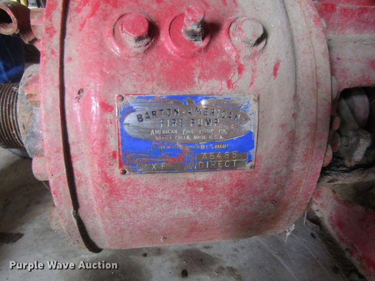 image for item EY9539 Barton-American MXF pump