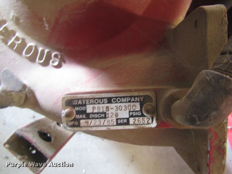 image for item EY9542 Waterous PB18-3030C pump