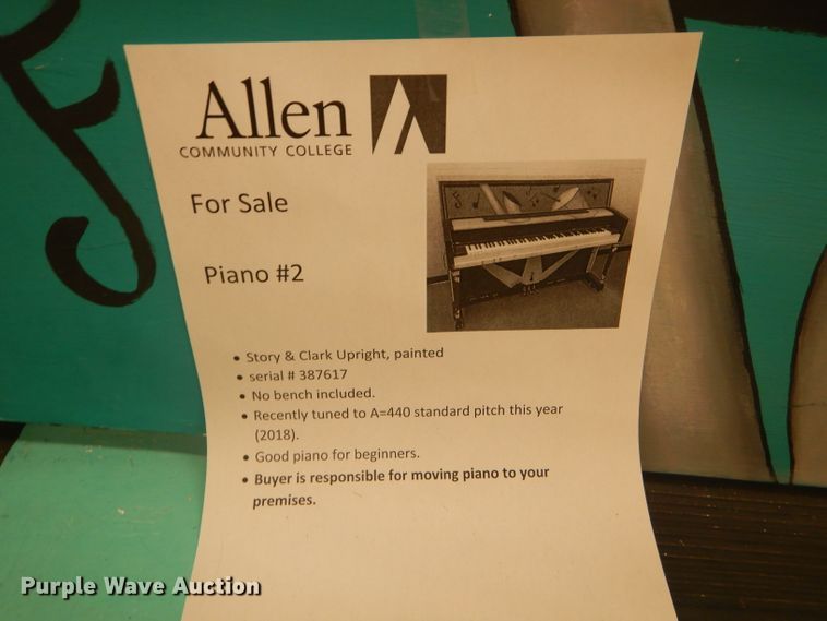 image for item FC9968 Story & Clark upright piano