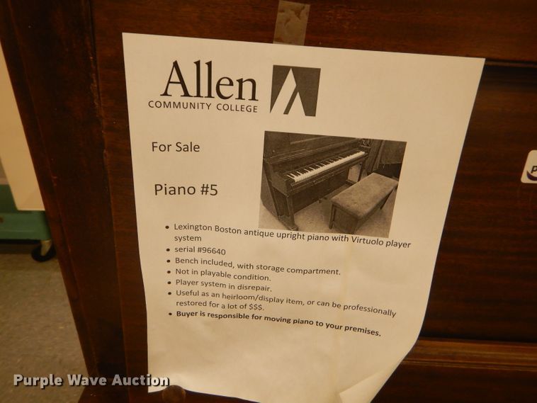 image for item FC9969 Lexington Boston upright piano