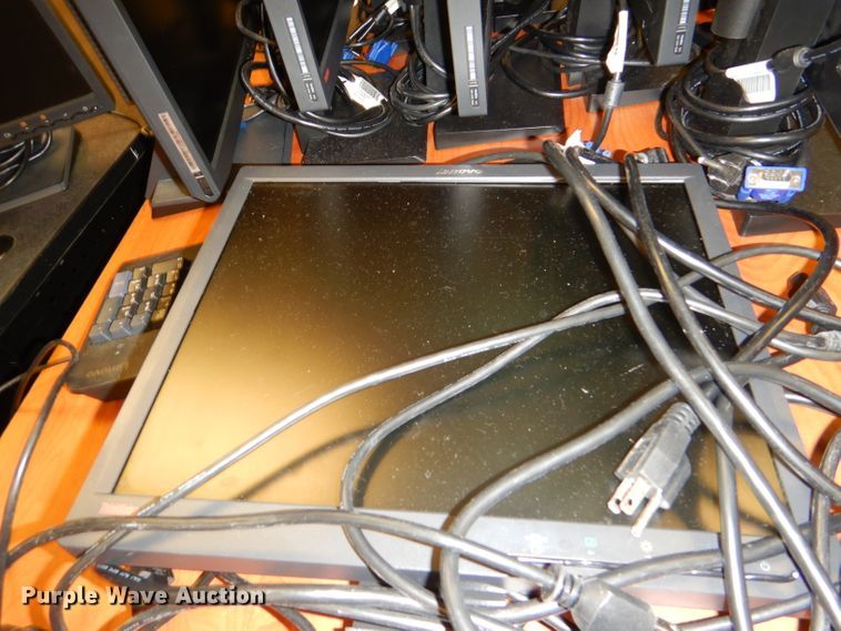 image for item FF9600 Approximately 53 Lenovo 17" monitors