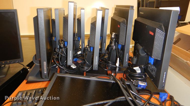 image for item FF9600 Approximately 53 Lenovo 17" monitors