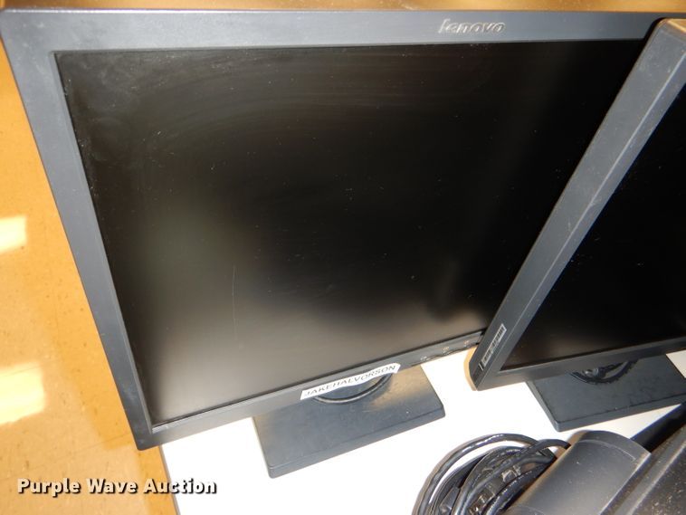 image for item FF9600 Approximately 53 Lenovo 17" monitors