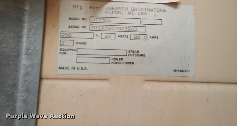 image for item FF9609 Huebsch Originators 75 dryer