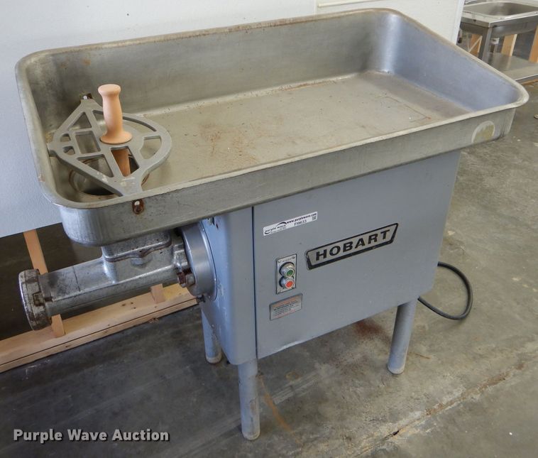 Hobart 4146 meat grinder in Trenton, MO Item FI9633 sold Purple Wave