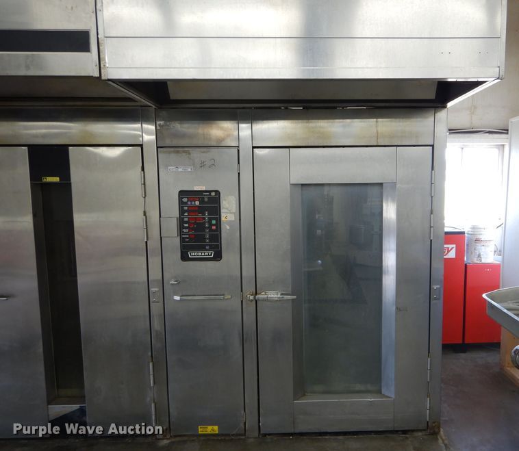 image for item FI9634 Hobart HBA2G stainless steel walk-in oven