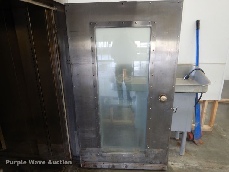 image for item FI9634 Hobart HBA2G stainless steel walk-in oven