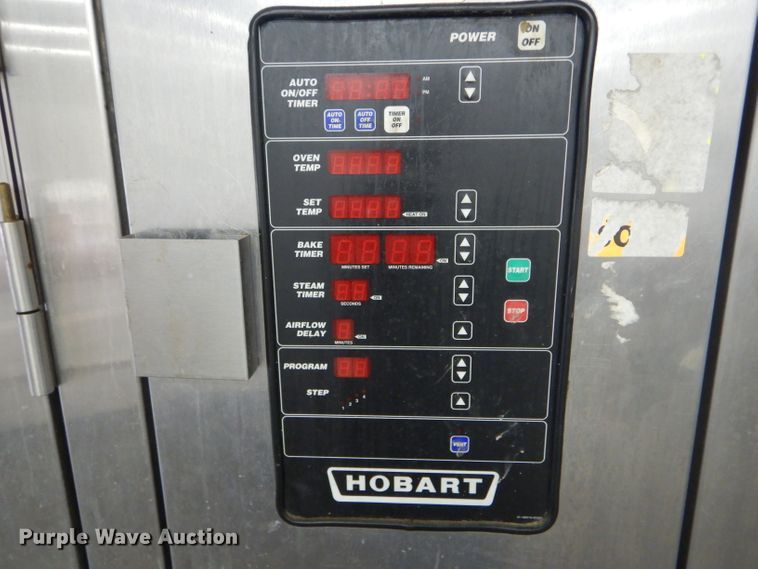 image for item FI9634 Hobart HBA2G stainless steel walk-in oven