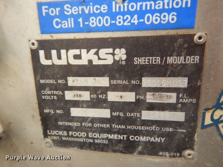 image for item FI9638 Lucks LSM24 dough feeder