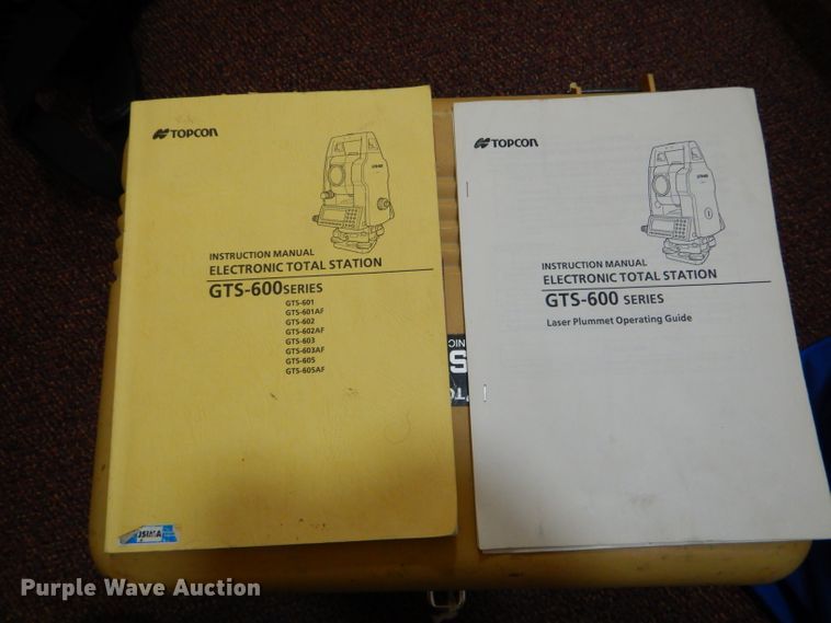 image for item FI9658 TopCon GTS-603 total station