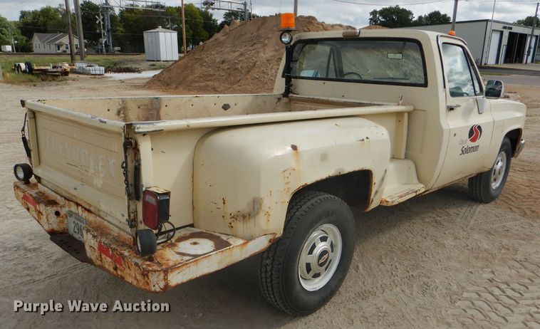 image for item FJ9754 1981 Chevrolet Custom Deluxe 20 pickup truck