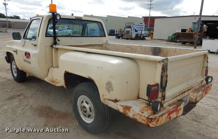 image for item FJ9754 1981 Chevrolet Custom Deluxe 20 pickup truck