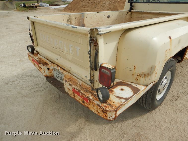 image for item FJ9754 1981 Chevrolet Custom Deluxe 20 pickup truck