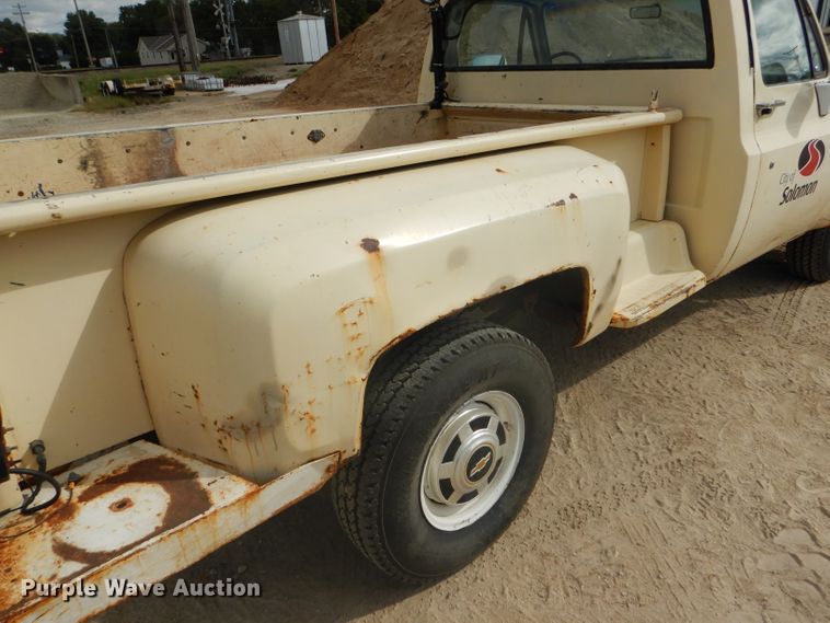 image for item FJ9754 1981 Chevrolet Custom Deluxe 20 pickup truck