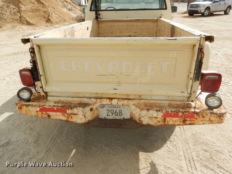 image for item FJ9754 1981 Chevrolet Custom Deluxe 20 pickup truck