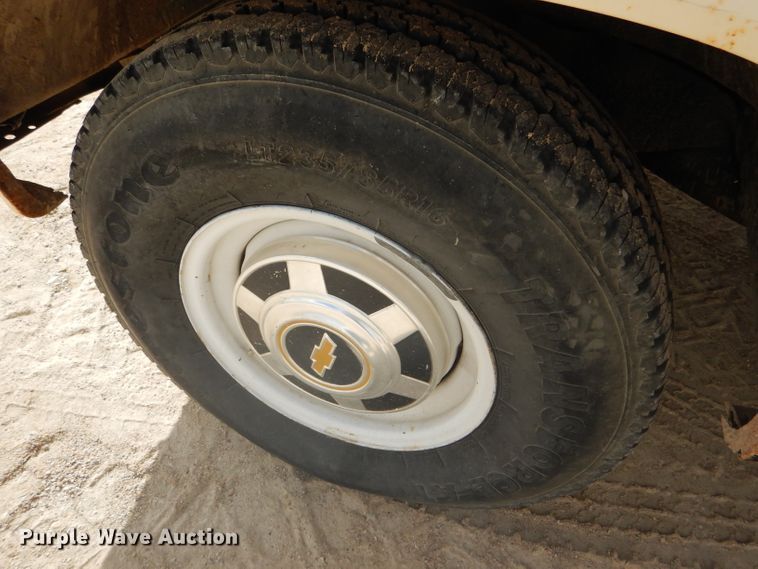 image for item FJ9754 1981 Chevrolet Custom Deluxe 20 pickup truck