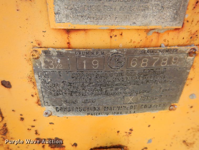 image for item FK9772 Wonder concrete mixer