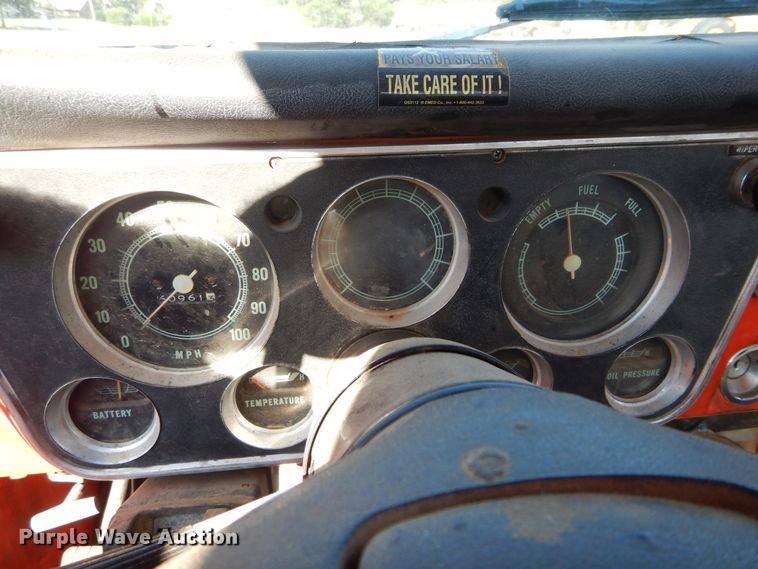 image for item FK9784 1971 Chevrolet Custom 20 flatbed pickup truck