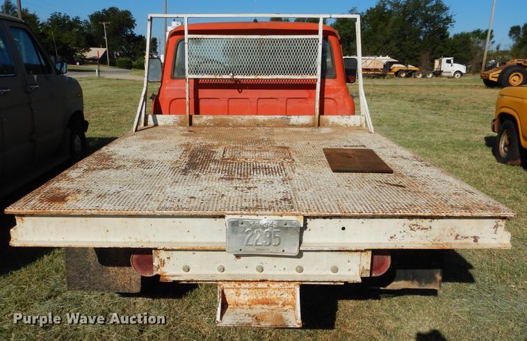 image for item FK9784 1971 Chevrolet Custom 20 flatbed pickup truck