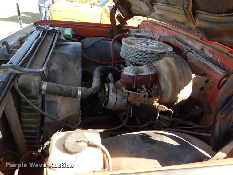 image for item FK9784 1971 Chevrolet Custom 20 flatbed pickup truck