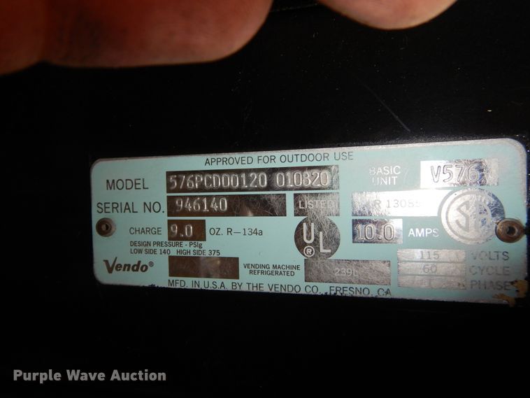 image for item FK9788 Pepsi vending machine