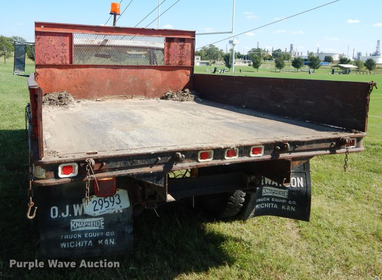 image for item FK9793 1982 Chevrolet Custom Deluxe 20 dump flatbed pickup truck