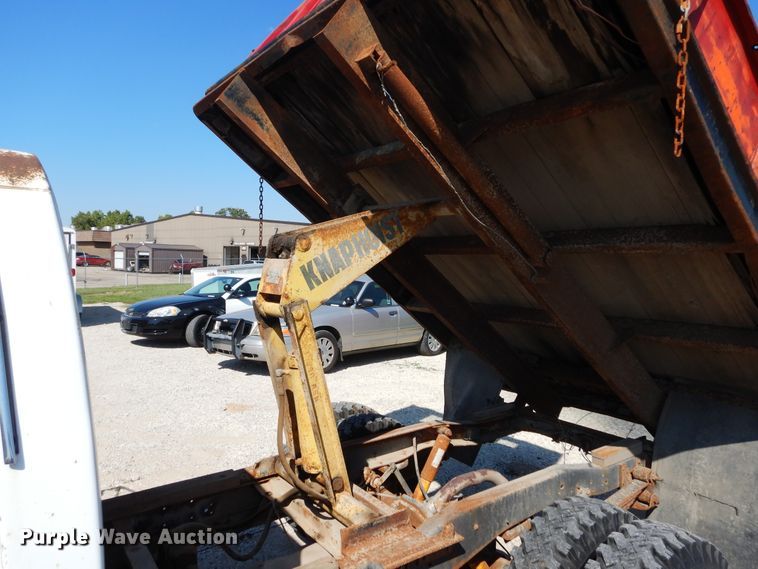 image for item FK9793 1982 Chevrolet Custom Deluxe 20 dump flatbed pickup truck